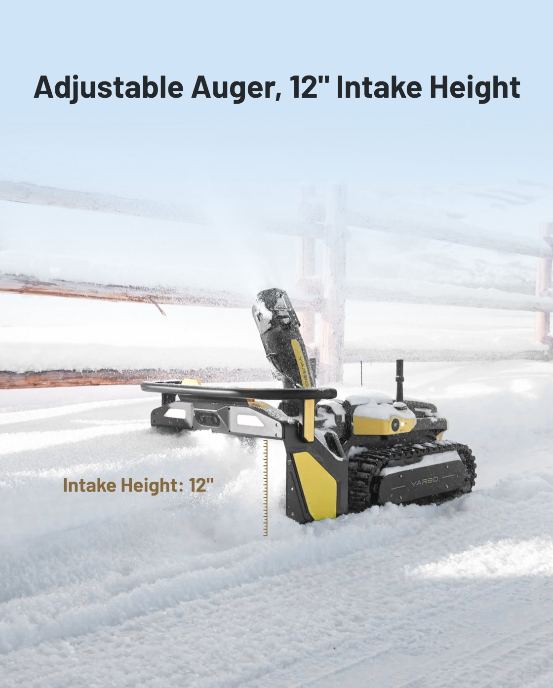 Yarbo Y40 Core with Snow Blower Module Gen 2