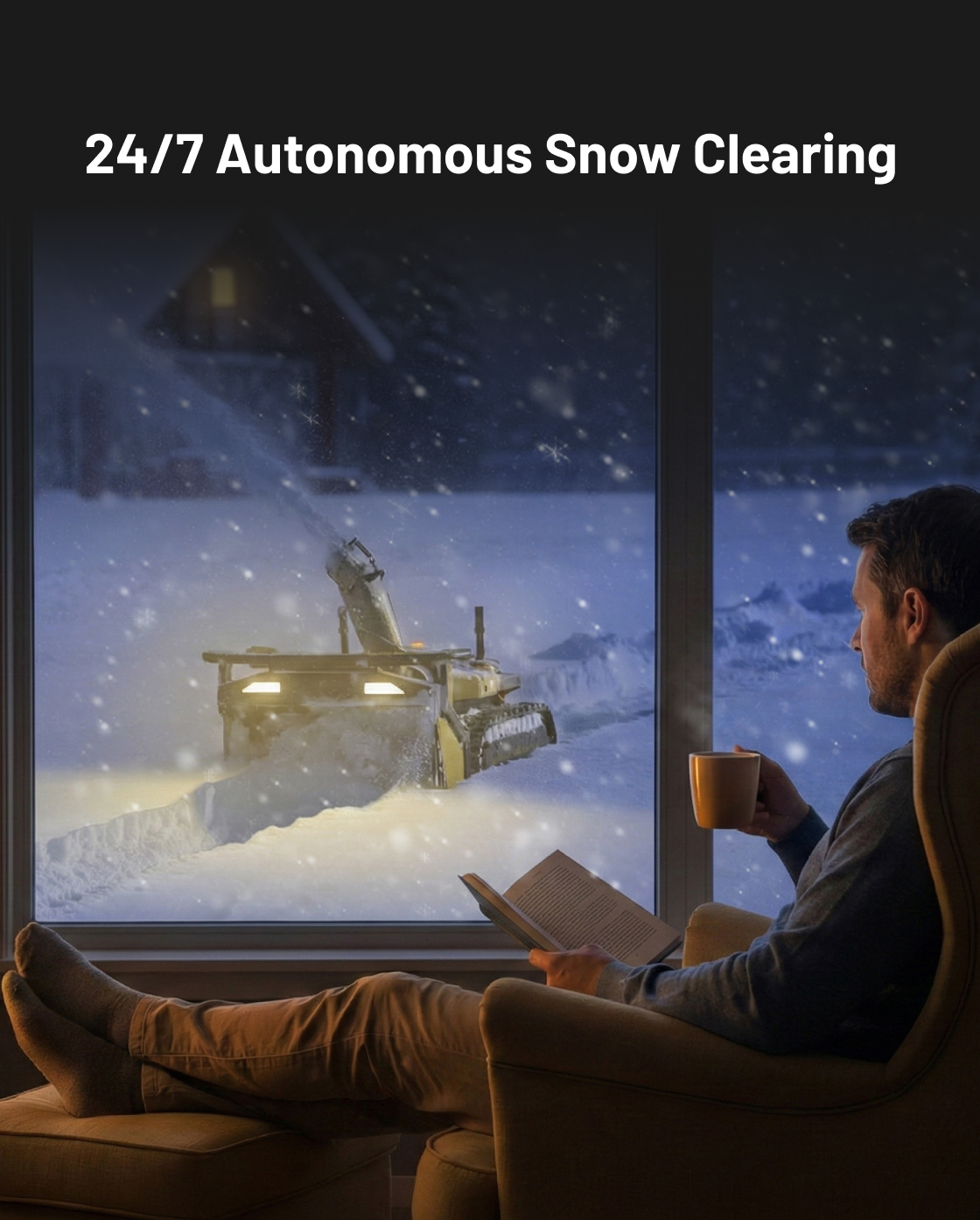 Yarbo Y40 Core with Snow Blower Module Gen 2