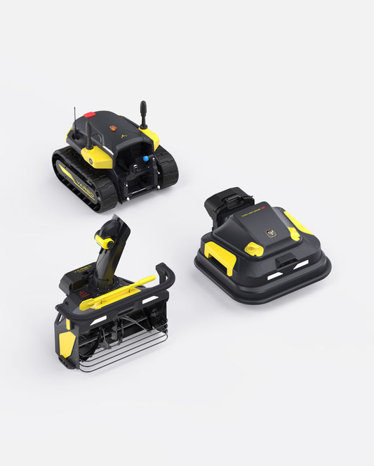 Yarbo Y40P Core avec modules chasse-neige et tondeuse Pro