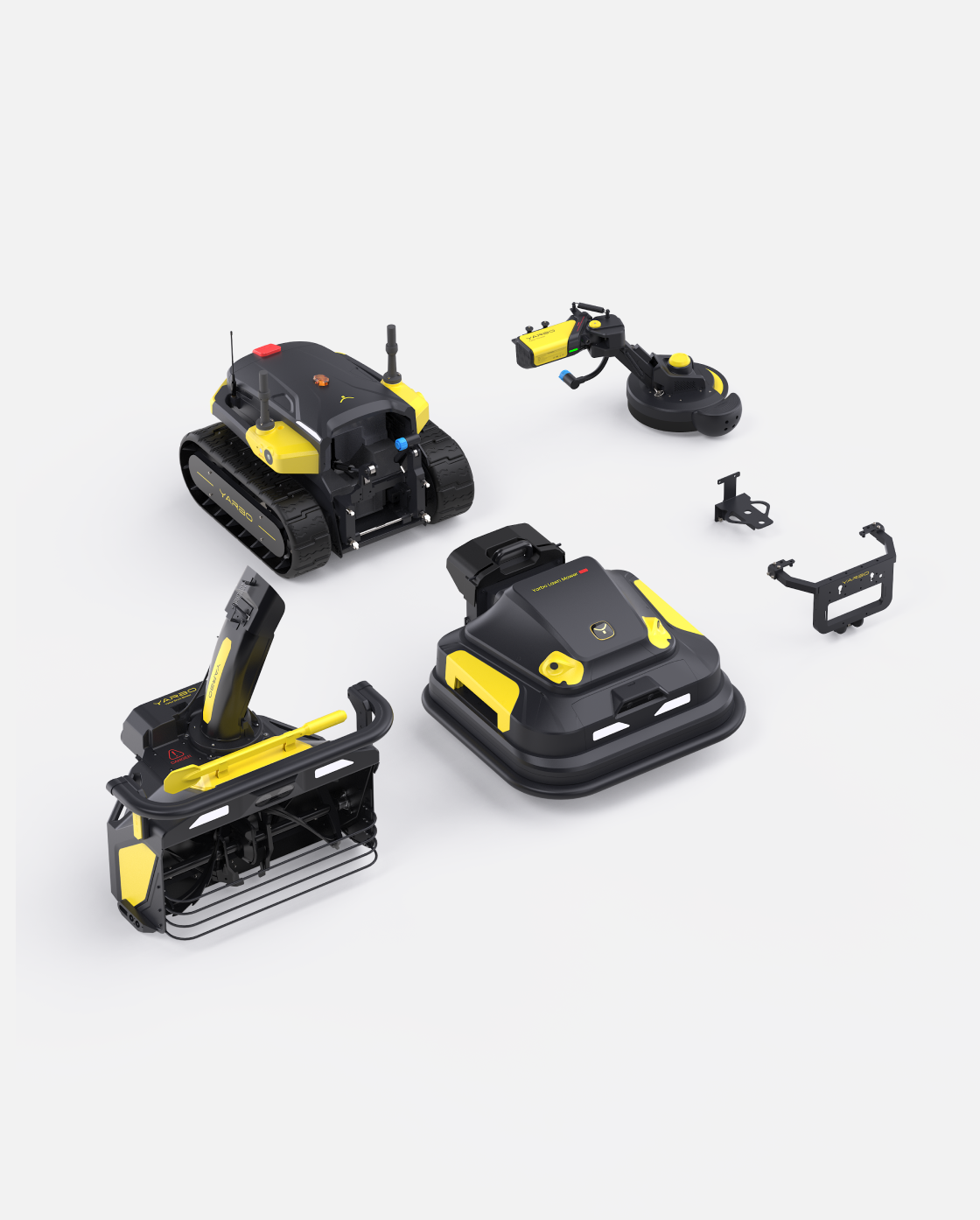 Yarbo Lawn Mower Pro + Snow Blower + Trimmer Package