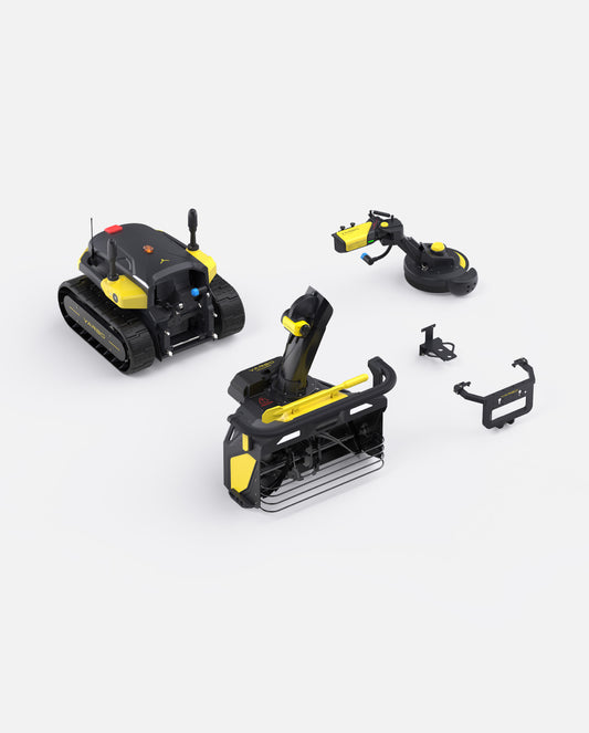 Yarbo Y40 Core with Snow Blower Gen 2 and Trimmer Modules