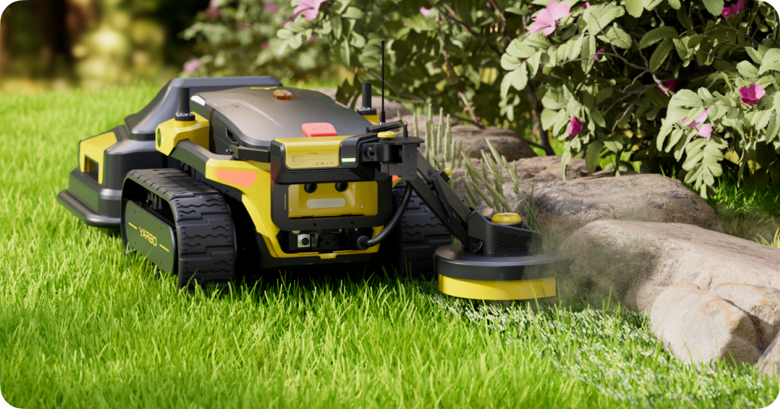 Yarbo Mows without Edges Uncut