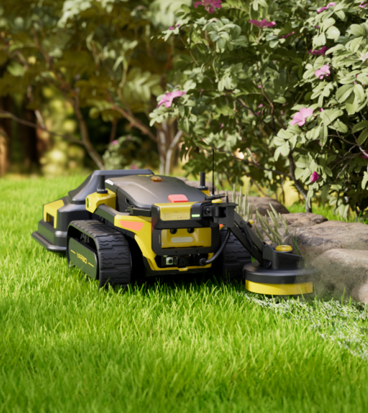 Yarbo Mows without Edges Uncut