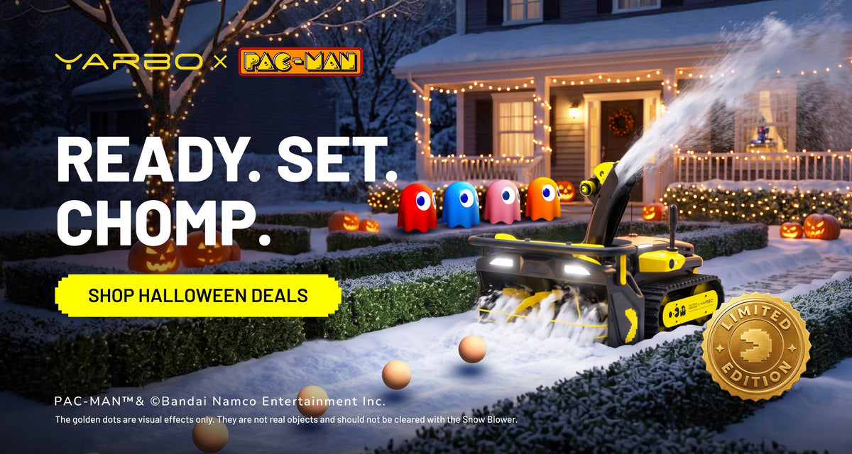 Yarbo × PAC-MAN: Ready. Set. Chomp.