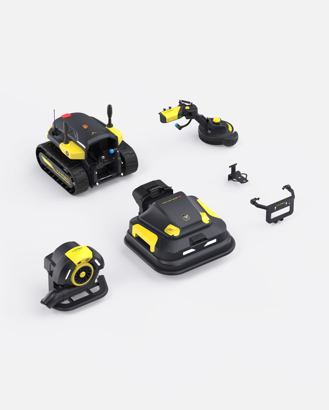 Yarbo Y40P Core with Lawn Mower Pro, Blower and Trimmer Modules