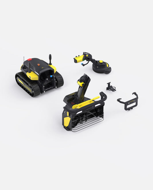 Yarbo Y40P Core with Snow Blower Gen 2 and Trimmer Modules
